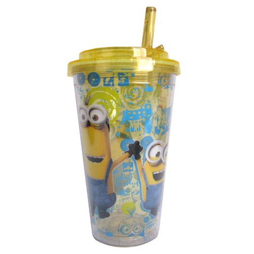 Despicable Me Holding Hands 16 oz. Flip-Straw Travel Cup