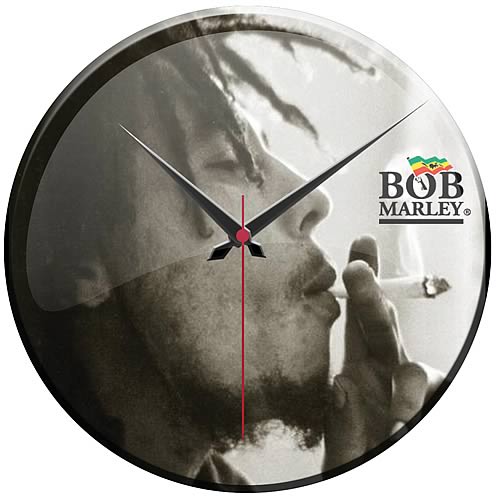 Bob Marley Flat Disc Clock