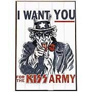 KISS Army Wood Panel Print