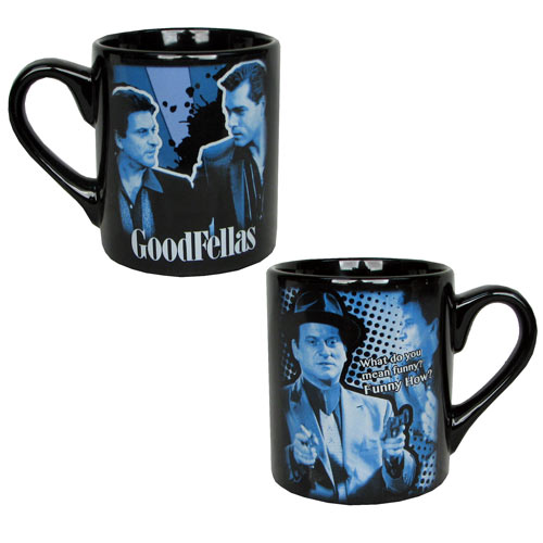 Goodfellas Tommy DeVito Quote Blue Mug