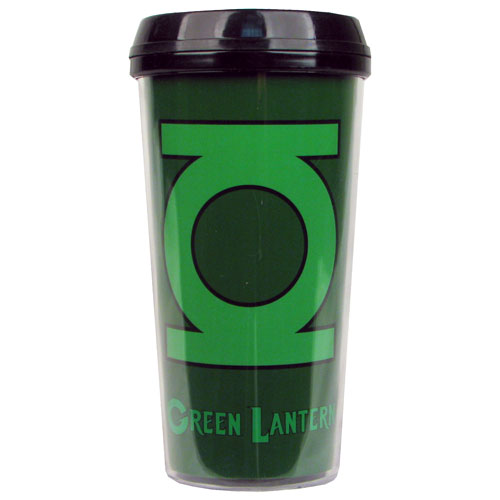 Green Lantern Logo 16 oz. Plastic Travel Mug