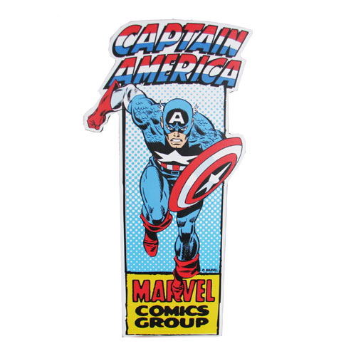 Captain America Die-Cut Wood Wall Art