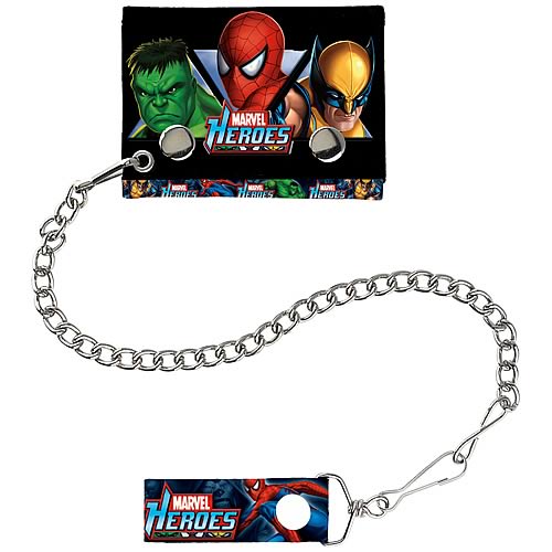 Marvel Heroes Chain Wallet