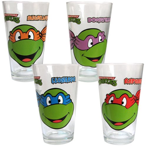 Teenage Mutant Ninja Turtles Glasses 4-Pack
