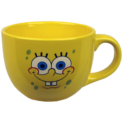SpongeBob Squarepants Face 24 oz. Soup Mug