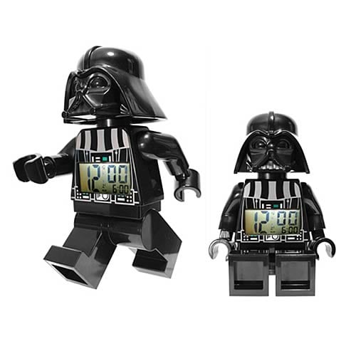 LEGO Star Wars Darth Vader Minifigure Clock, Not Mint