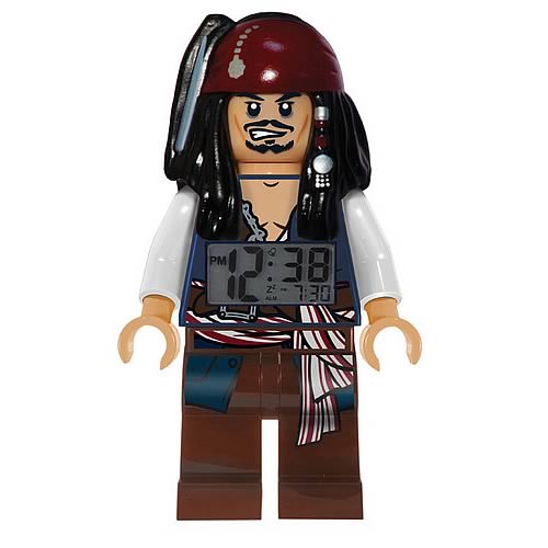 LEGO Pirates of the Caribbean Jack Sparrow Clock