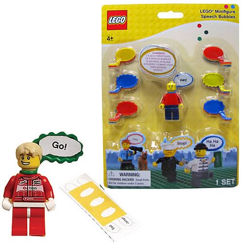 LEGO Speech Bubbles with Minifigure Set