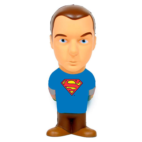 Big Bang Theory Sheldon Cooper Superman Stress Toy, Not Mint