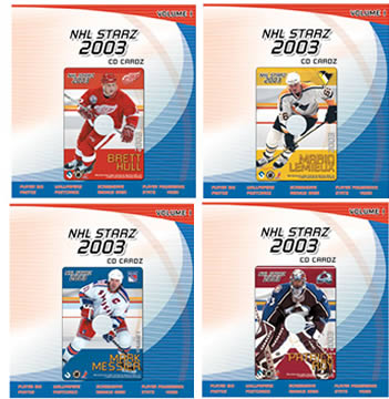 NHL Starz 2003 CD Cardz Set 1