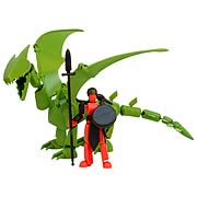 Stikfas Beta Female Warrior with Green Dragon