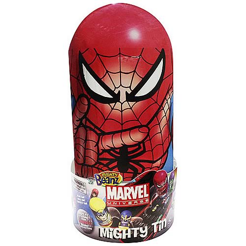 Mighty Beanz Marvel SpiderMan Mighty Tin Spin Master