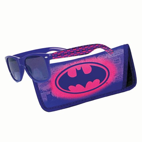 Batman Pink Logo Sunglasses with Carry Case
