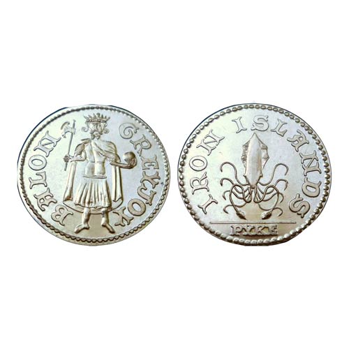 Game of Thrones Silver Stag of Balon Greyjoy Coin