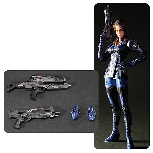 Mass Effect 3 Ashley Williams Play Arts Kai Action Figure