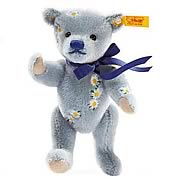 Classic Steiff Teddy Bear Daisy Light Blue