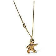 Steiff Teddy Bear Gold-Plated Pendant