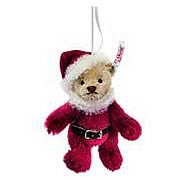 Steiff Bing The Mini Santa Plush Ornament