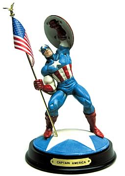 1990 Captain America Statue