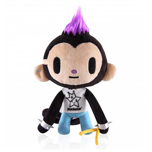 Tokidoki Punkstar Maxx 9-inch Monkey Plush