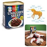 Canned Meat Unicorn Plush