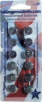 Talking Presidents Battery 12-Pack
