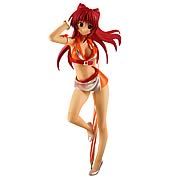 To Heart Tamaki Kousaka Orange Race Queen Outfit Statue