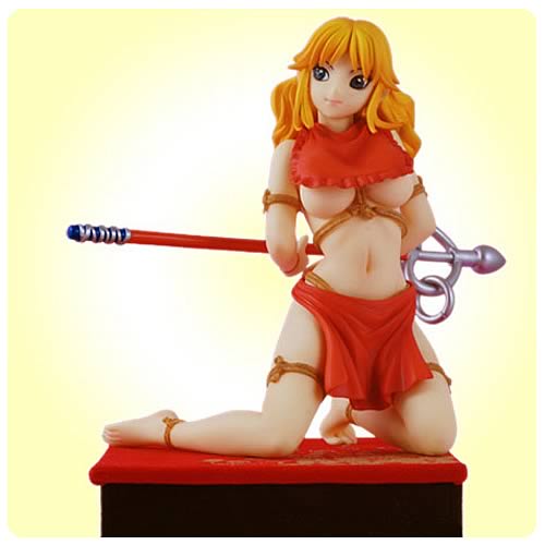 Moebutsu Shibarare Jizo-Chan Red Version Statue