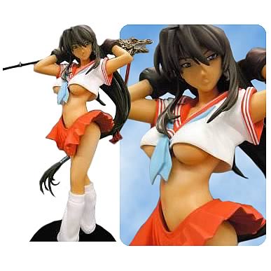 Battle Vixens Kanu Unchou PVC Red Exclusive Statue