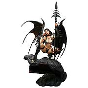 Fantasy Figure Gallery Black Tinkerbell Resin Statue