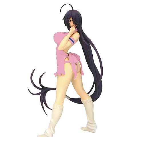 Ikki Tousen Kanu Unchou in Pink Apron Statue Sculpture