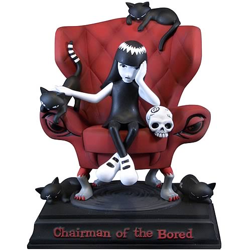 Emily the Strange Chairman Of The Bored Maquette