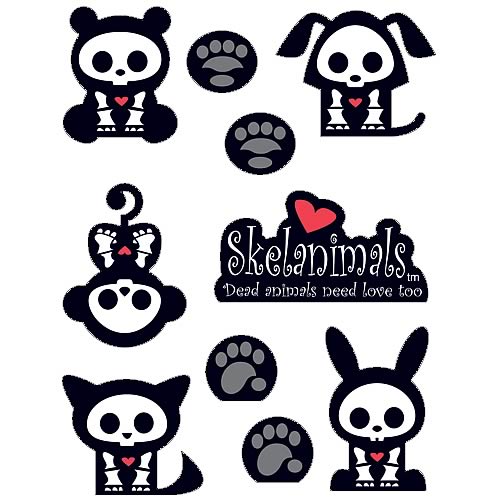 Skelanimals Glow-in-the Dark Magnet Set