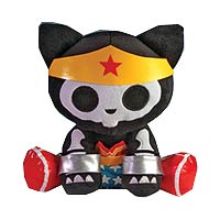 DC Heroes Skelanimals Wonder Woman Kit the Cat 12-Inch Plush