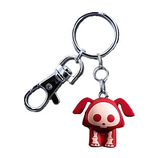 Skelanimals Dax (Dog) Red Key Chain