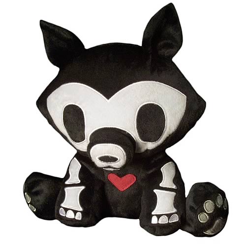 Skelanimals Series 2 Jae (Wolf) Deluxe Plush