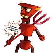 Futurama Talking Robot Devil Action Figure