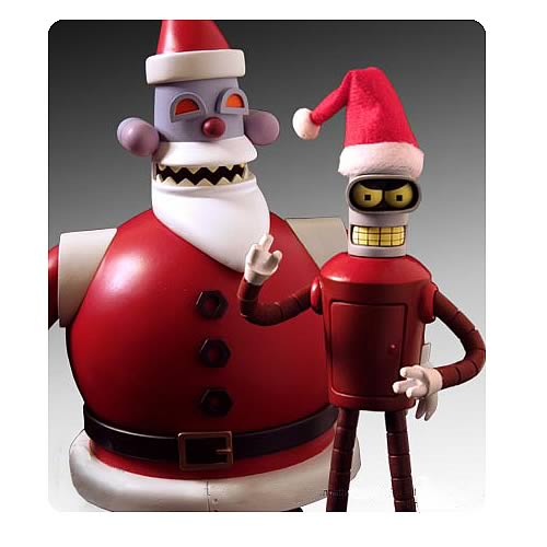 Futurama SDCC 2008 Exclusive Robot Santa and Bender 2-Pack