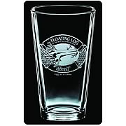The Hobbit Floating Log Premium Etched Pint Glass