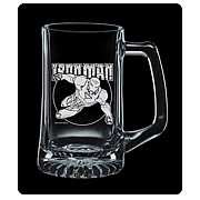 Iron Man Premium Etched Glass Stein