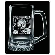 Walking Dead Rise and Feed Premium Etched Glass Stein
