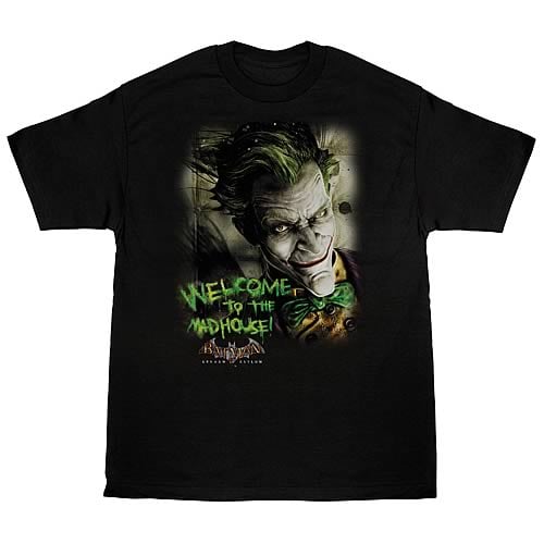 Batman Arkham Asylum Welcome to the Madhouse T-Shirt