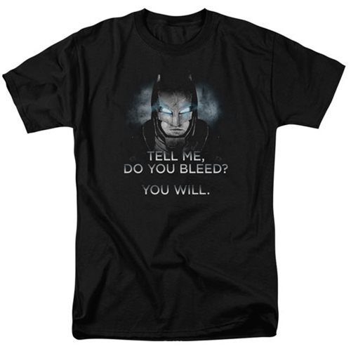 Batman v Superman: Dawn of Justice Do You Bleed T-Shirt