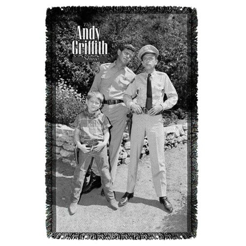 The Andy Griffith Show Lawmen Woven Tapestry Throw Blanket