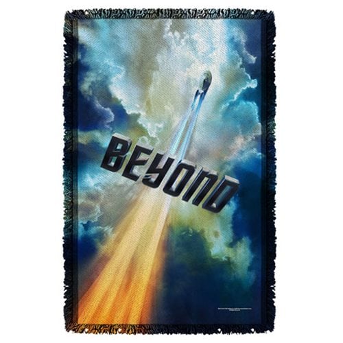 Star Trek Beyond Into The Clouds Woven Throw Blanket