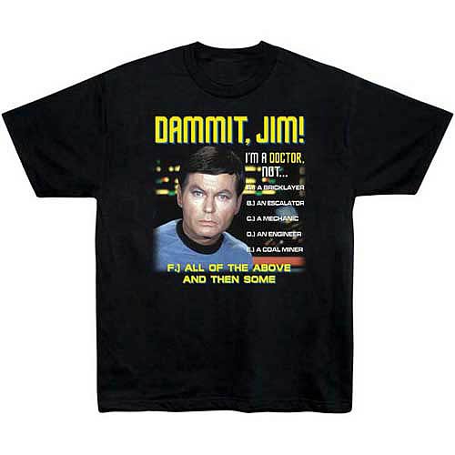 Star Trek T-Shirt: All of the Above McCoy