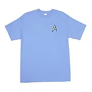 Star Trek Uniform:  TOS Science T-Shirt