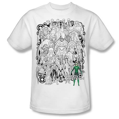 Green Lantern Movie Gathered Lanterns T-Shirt