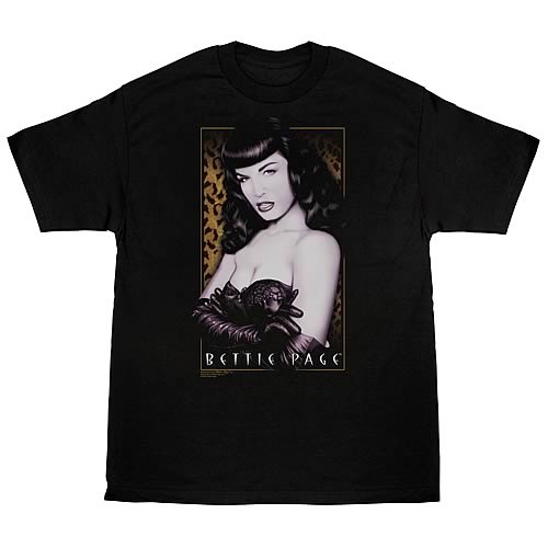 Bettie Page New Cheetah T-Shirt