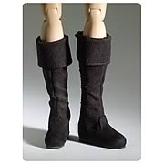 Tonner Nu Mood Flat Boot Black Doll Accessory